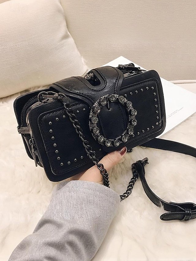 akvmoe1768373718648 Women's Large Capacity Faux Leather Crossbody Bag with - Image 1