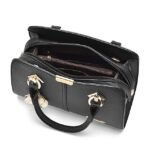 Women's Elegant Blue Handbag with Removable Strap and - Image 6
