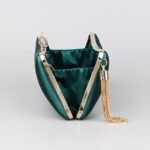 Women's Clutch Evening Bag Wristlet Clutch Bags Silk Party - Image 5