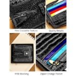 Men's leather crocodile patterned top layer cowhide - Image 14