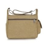 Men's Multi-Pocket Canvas Crossbody Messenger Bag – - Image 10